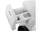 LAVADORA SECADORA CARGA FRONTAL HISENSE WD3Q1042BW 10KG/6KG BLANCO - Miniatura 3