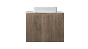 MUEBLE STRETTO VANITORIO SOBRE CUBIERTA RECTANGULAR COMPLETO 80 X 46 CM ERMES MDF