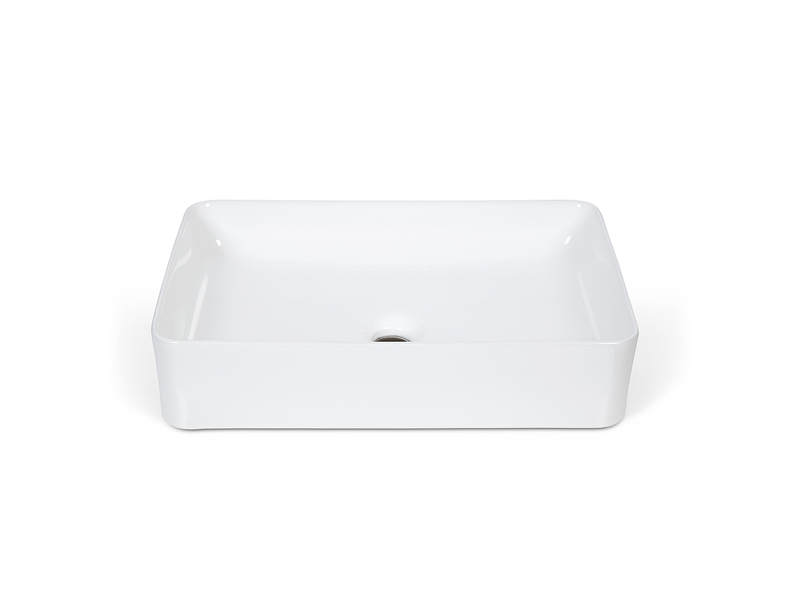 MUEBLE STRETTO VANITORIO SOBRE CUBIERTA RECTANGULAR COMPLETO 80 X 46 CM ERMES MDF 4