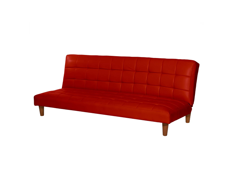 FUTON TURIN PU ROJO 4