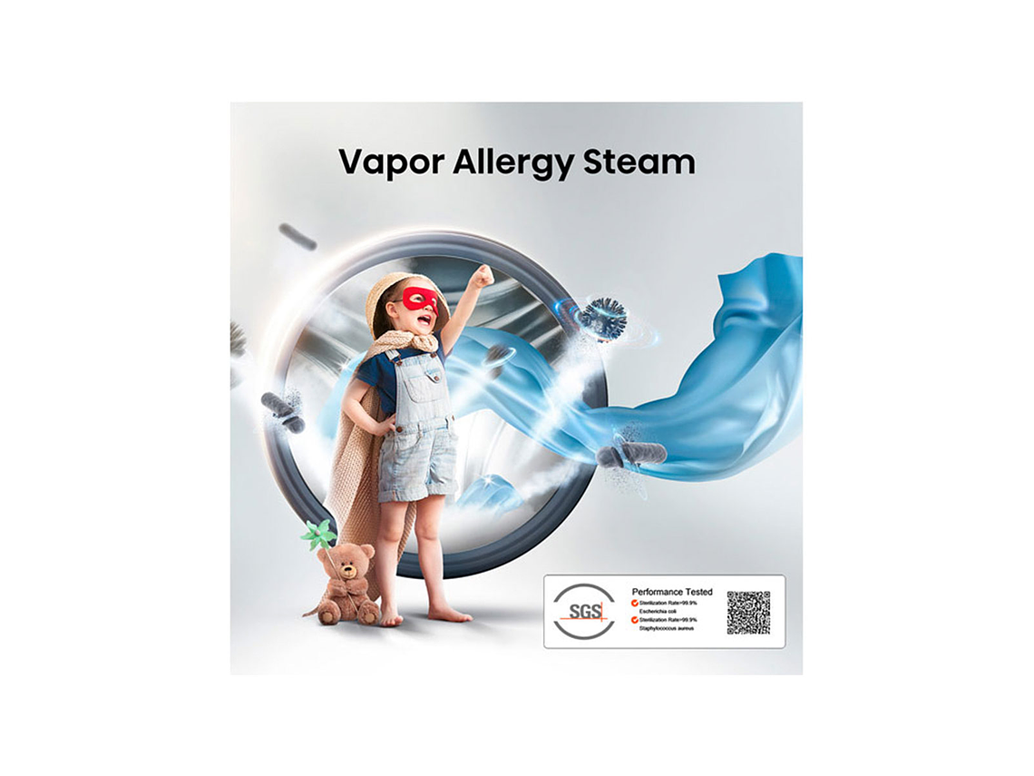 LAVADORA SECADORA CARGA FRONTAL HISENSE WD3Q1042BT 10KG/6KG GRIS 7