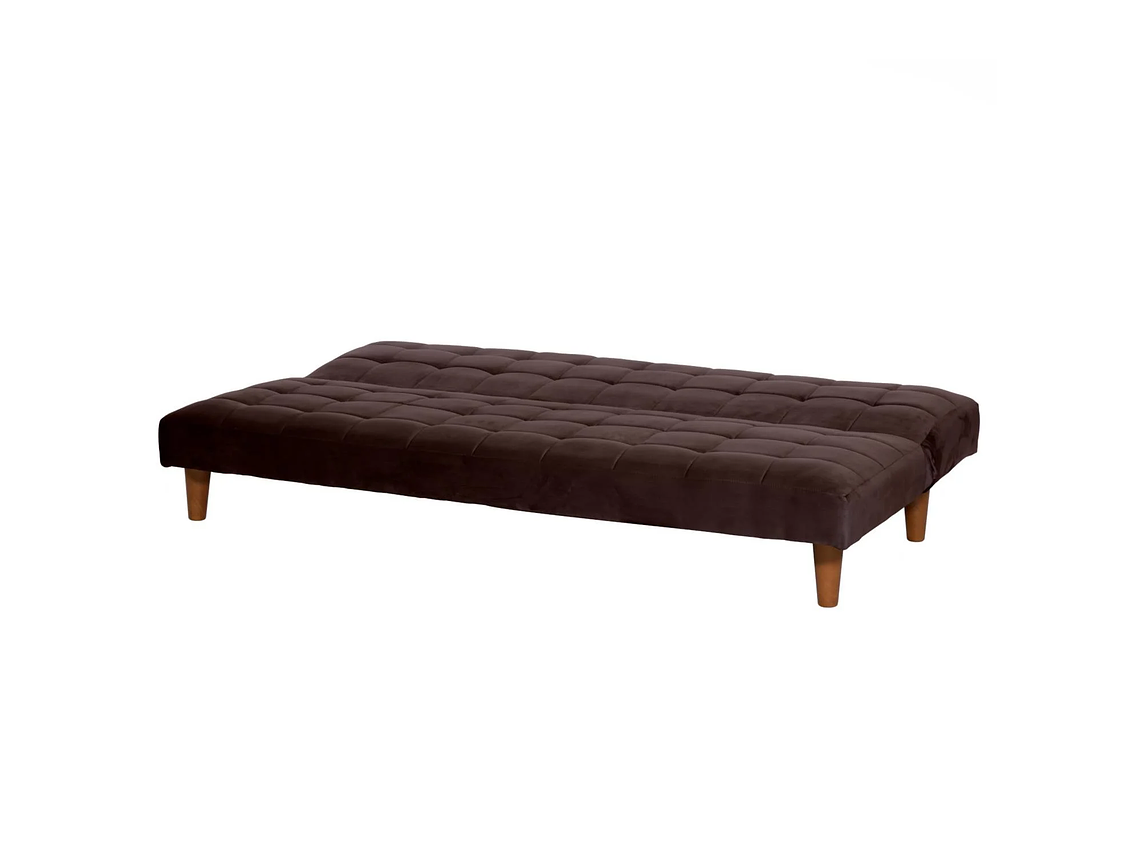 FUTON TURIN TELA VELVET CHOCOLATE 2