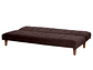 FUTON TURIN TELA VELVET CHOCOLATE - Miniatura 2