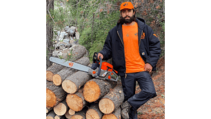 MOTOSIERRA VAN BEEK VB-60 GASOLINA 59 CC 3.4 HP ESPADA 55.88 CM