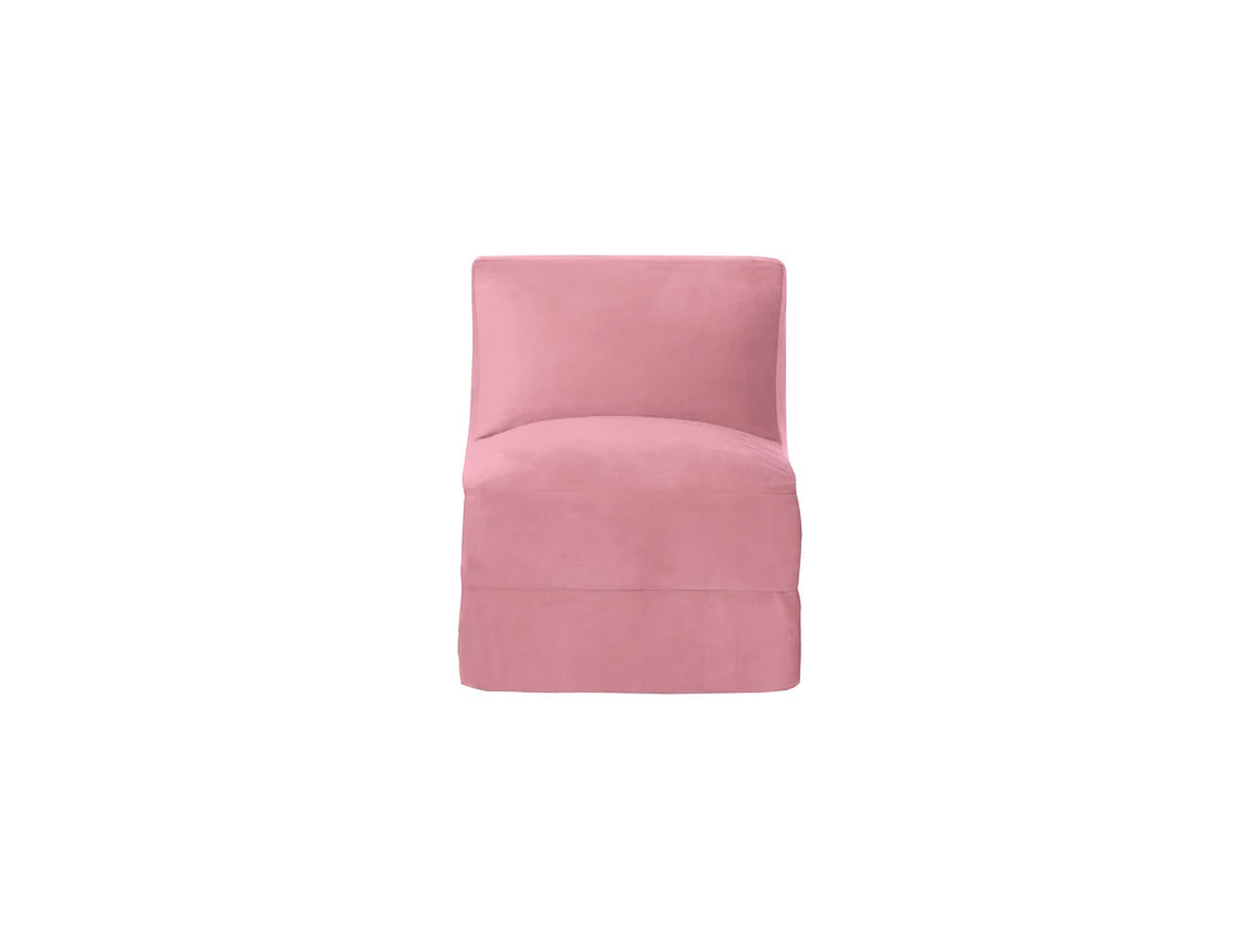 SOFÁ LATAM HOME BARI PALO ROSA CAMA TELA VELVET 2