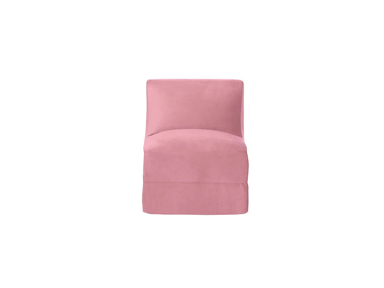 SOFÁ LATAM HOME BARI PALO ROSA CAMA TELA VELVET 2