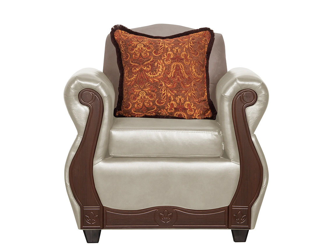 JUEGO DE LIVING 3 2 1 1 GRAN COLUMBIA CREMA 5