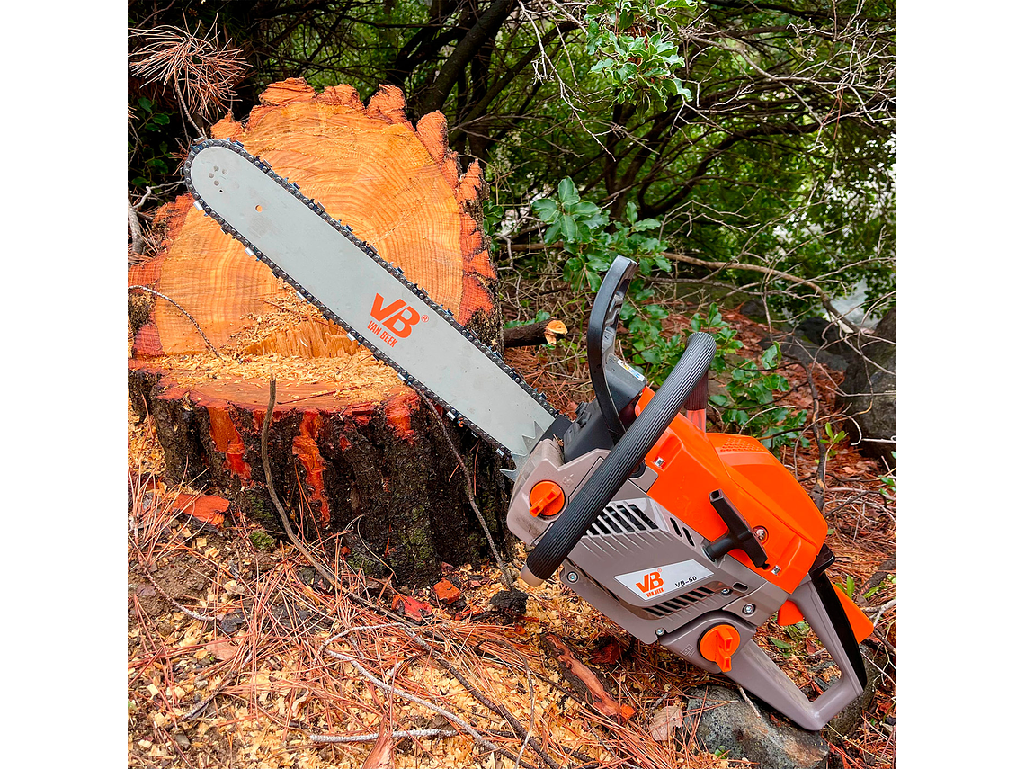 MOTOSIERRA VAN BEEK VB-50 GASOLINA 50.8 CC 2.99 HP ESPADA 50.8 CM 4