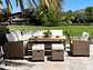 JUEGO LIVING COMEDOR TERRAZA ANASTASIA 10 PERSONAS - Miniatura 10