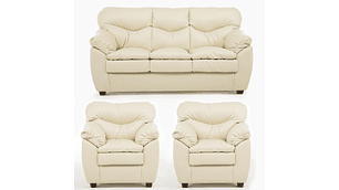 JUEGO LIVING ORION 311 PU BEIGE