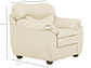 JUEGO LIVING ORION 311 PU BEIGE - Miniatura 2