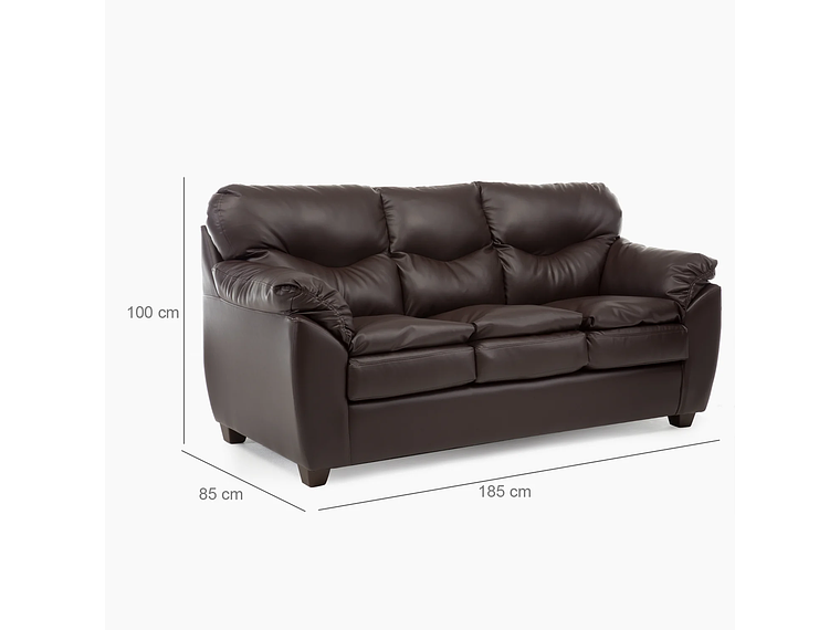 JUEGO LIVING ORION 311 PU CAFÉ 2