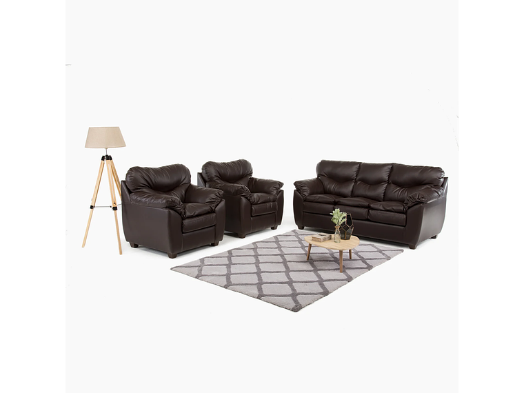 JUEGO LIVING ORION 311 PU CAFÉ 5