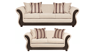 JUEGO DE LIVING INNOVAMUEBLES PALERMO TELA YF BEIGE 32