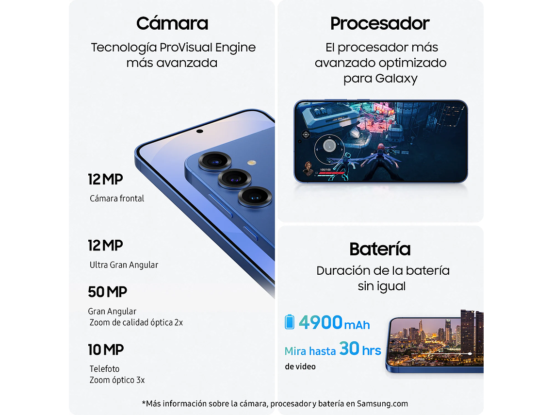 SAMSUNG GALAXY S25+ 256G AZUL MARINO 6