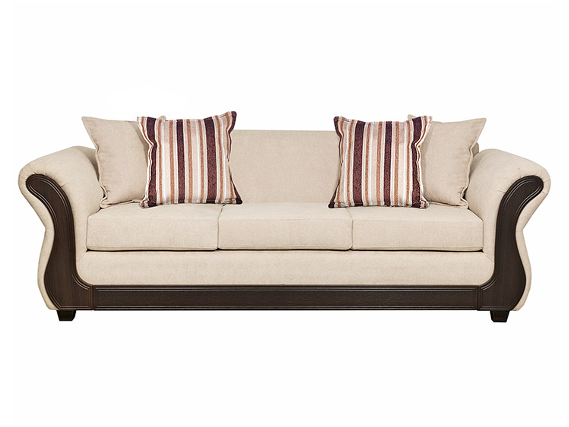 JUEGO DE LIVING INNOVAMUEBLES PALERMO TELA YF BEIGE 32 3