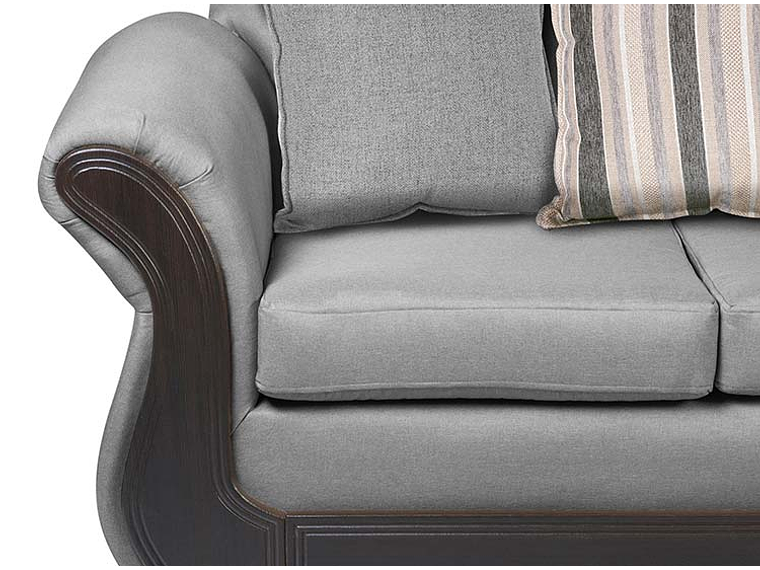 JUEGO DE LIVING INNOVAMUEBLES PALERMO TELA GRIS CLARO 32 2