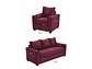 LIVING BILDUN MELISS 3-1-1 FELPA VINO TINTO - Miniatura 6