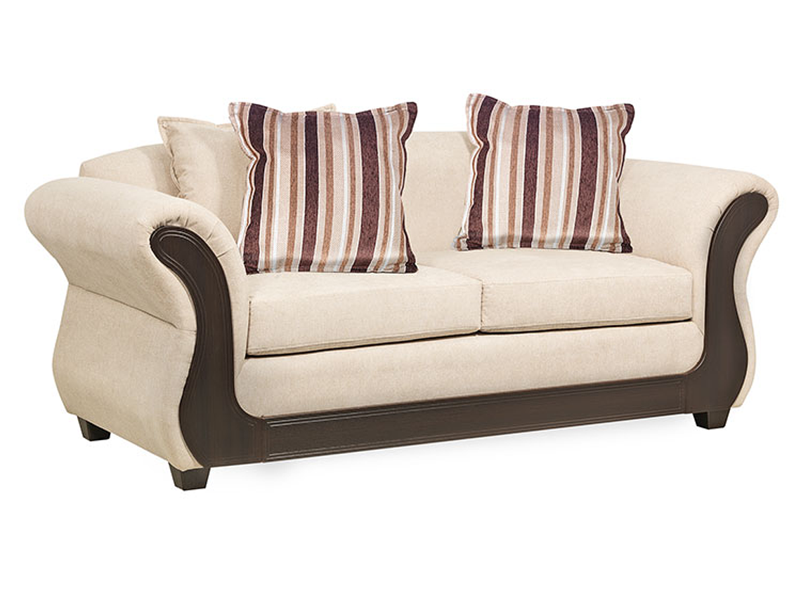 JUEGO DE LIVING INNOVAMUEBLES PALERMO TELA YF BEIGE 32 8