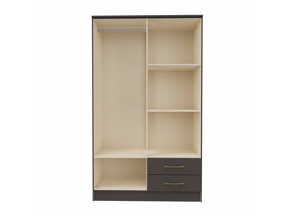 COMBO CLOSET VEKKA HOME PEQUIM 3 PUERTAS 2 CAJONES + CLOSET 4 PUERTAS 2 CAJONES GRAFITO 3