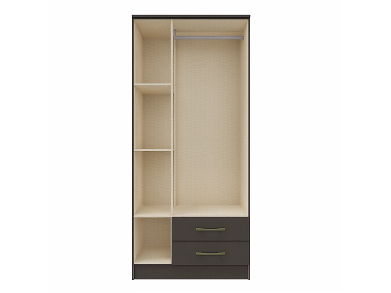 COMBO CLOSET VEKKA HOME PEQUIM 3 PUERTAS 2 CAJONES + CLOSET 4 PUERTAS 2 CAJONES GRAFITO 4