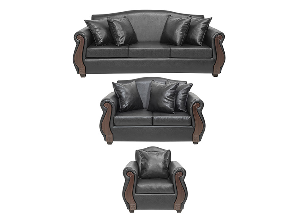 JUEGO DE LIVING INNOVAMUEBLES NEW BUGAMBILIA PU 321 1