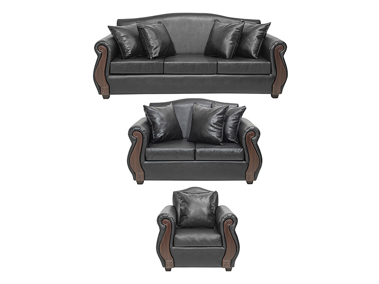 JUEGO DE LIVING INNOVAMUEBLES NEW BUGAMBILIA PU 321 1