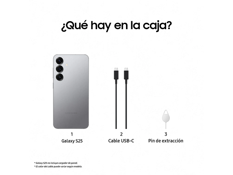 SAMSUNG GALAXY S25 128G PLATA 3