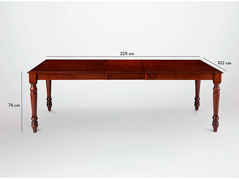 JUEGO DE COMEDOR CIC CORDOBES PLUS EXT 6 SILLAS 2 SITIALES 3