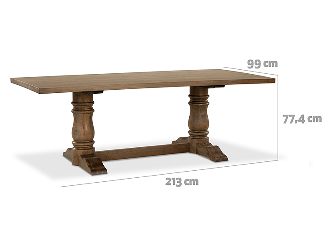 JUEGO DE COMEDOR CIC SEATTLE 8 SILLAS BEIGE 3