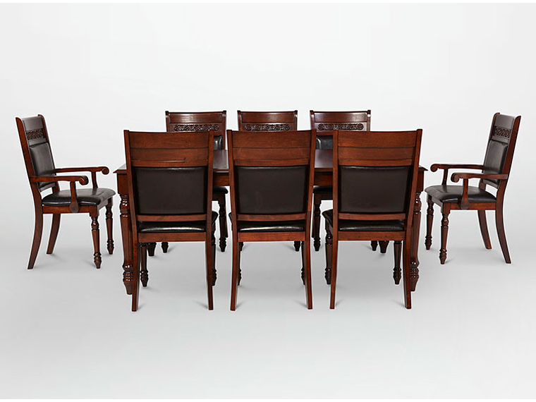 JUEGO DE COMEDOR CIC CORDOBES PLUS EXT 6 SILLAS 2 SITIALES 7