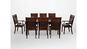 JUEGO DE COMEDOR CIC NEW CORDOBES 6 SILLAS 2 SITIALES