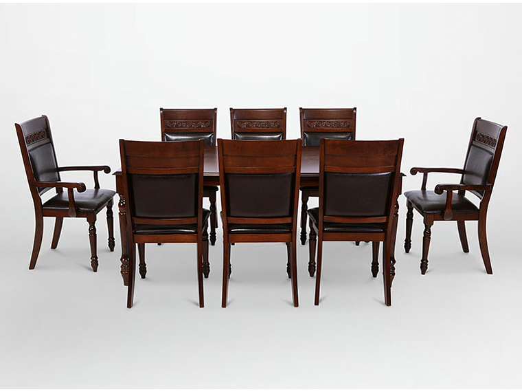 JUEGO DE COMEDOR CIC NEW CORDOBES 6 SILLAS 2 SITIALES 1