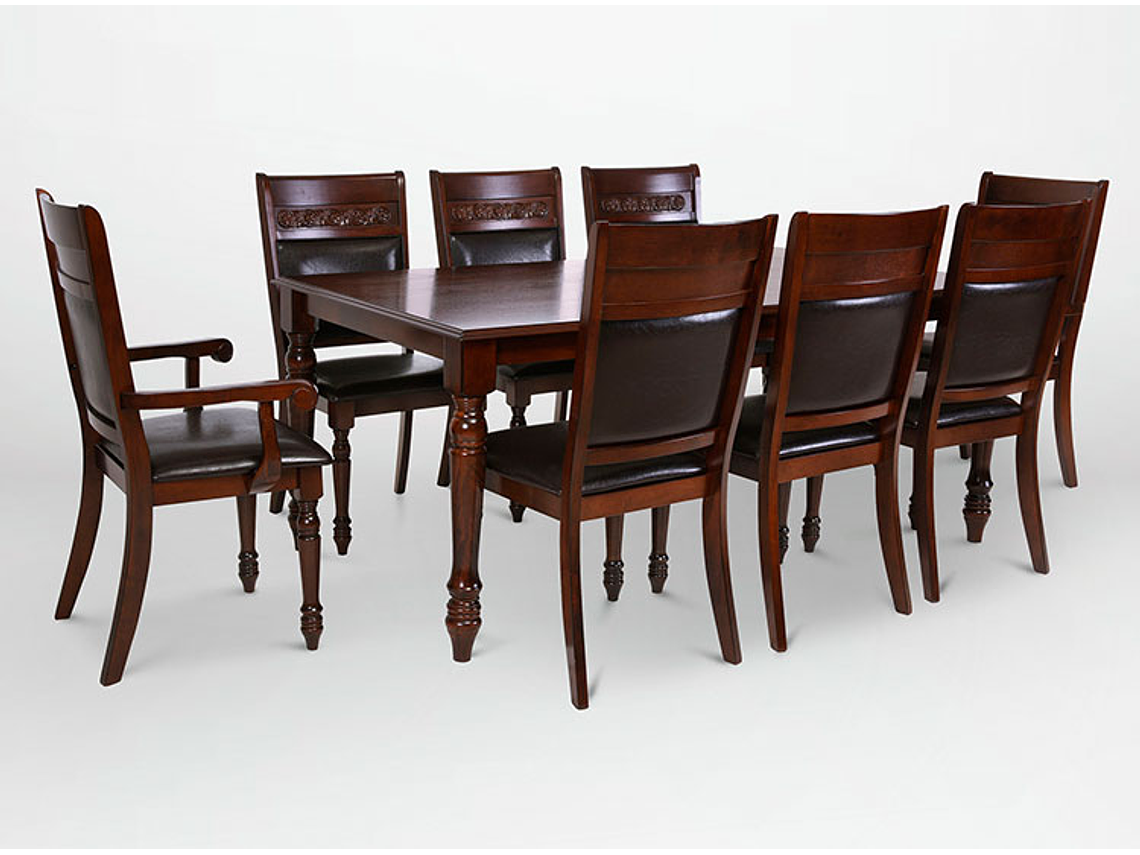 JUEGO DE COMEDOR CIC NEW CORDOBES 6 SILLAS 2 SITIALES 5