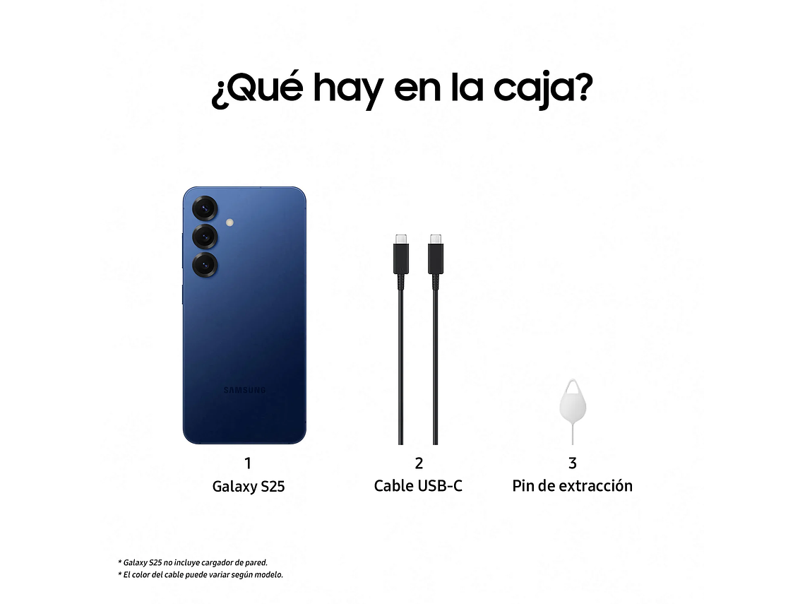 SAMSUNG GALAXY S25 128G AZUL MARINO 5