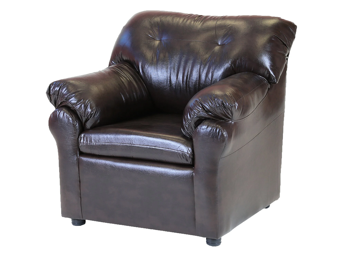 LIVING MUEBLES AMÉRICA 321 CUERO CAFÉ MORO 3