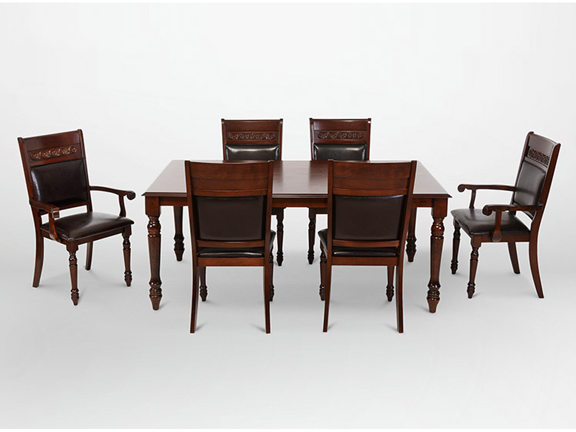 JUEGO DE COMEDOR CIC NEW CORDOBES 4 SILLAS 2 SITIALES 2