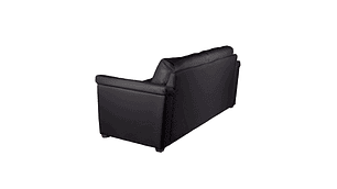 LIVING ANCONA 3-2 PU GRANO NEGRO