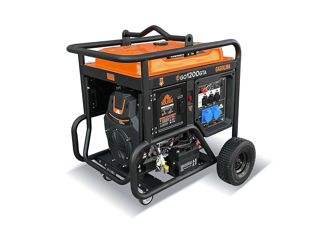 GENERADOR MONOFÁSICO KOLVOK GO1200GTA 12 KVA GASOLINA 2