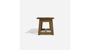 JUEGO COMEDOR ROSEN CAFÉ TERRAZA MYRTOS 2 BANQUETAS CURVA