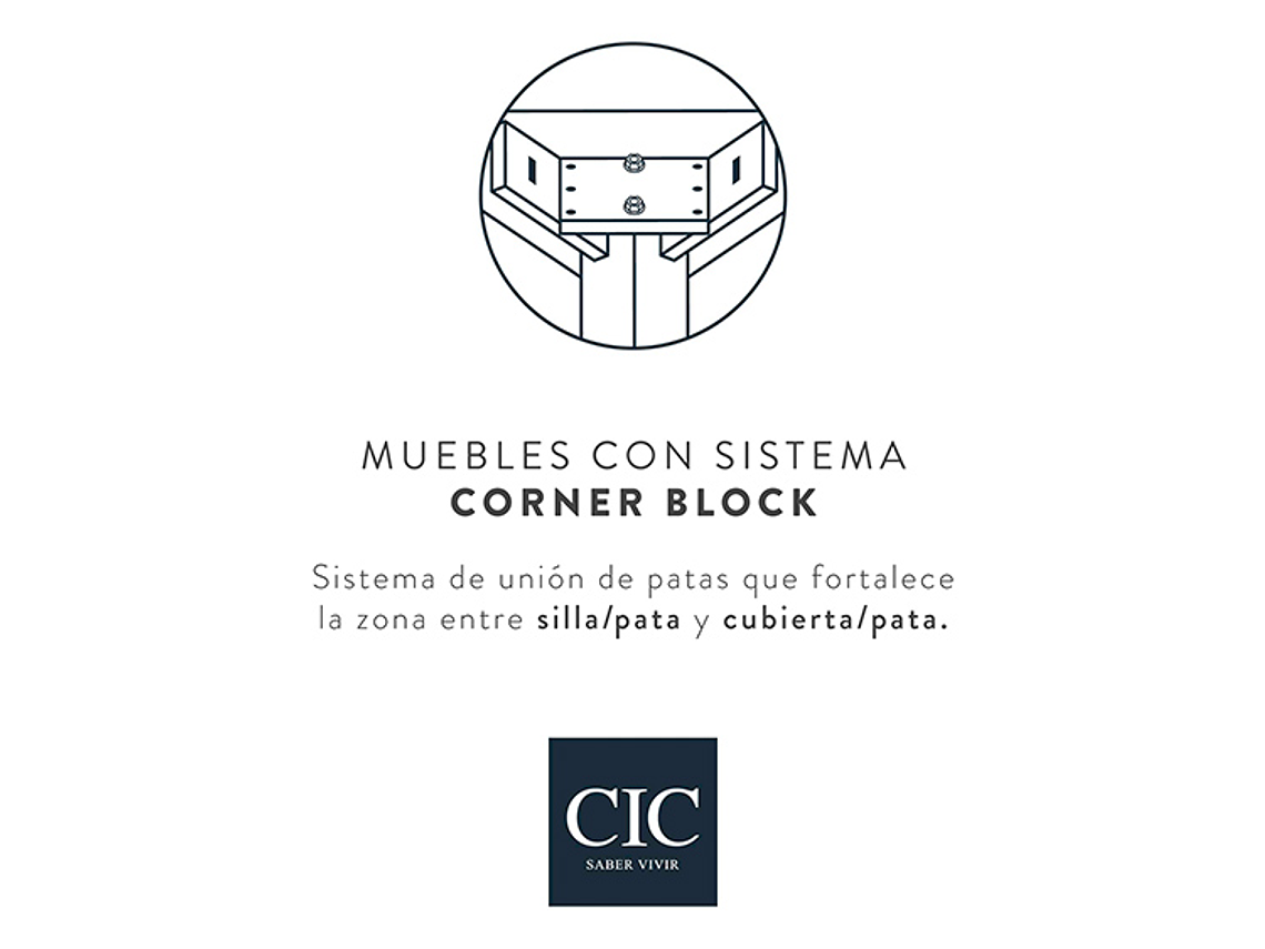 JUEGO DE COMEDOR CIC NEW CORDOBES 4 SILLAS 2 SITIALES 8