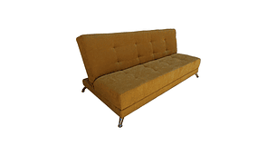 FUTON CAMA HVM PATAGONIA 15P AMARILLO FELPA PMETAL