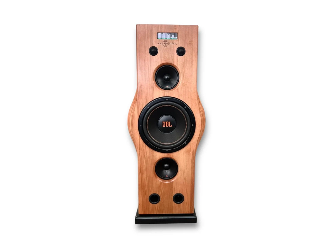 SISTEMA DE AUDIO TORRE EN MADERA NATIVA MODELO STLX1 1