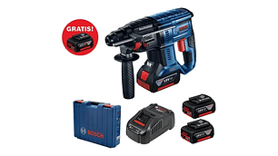 ROTOMARTILLO BOSCH GBH 180-LI SDS-PLUS, 18V+2 BAT.+CARGADOR