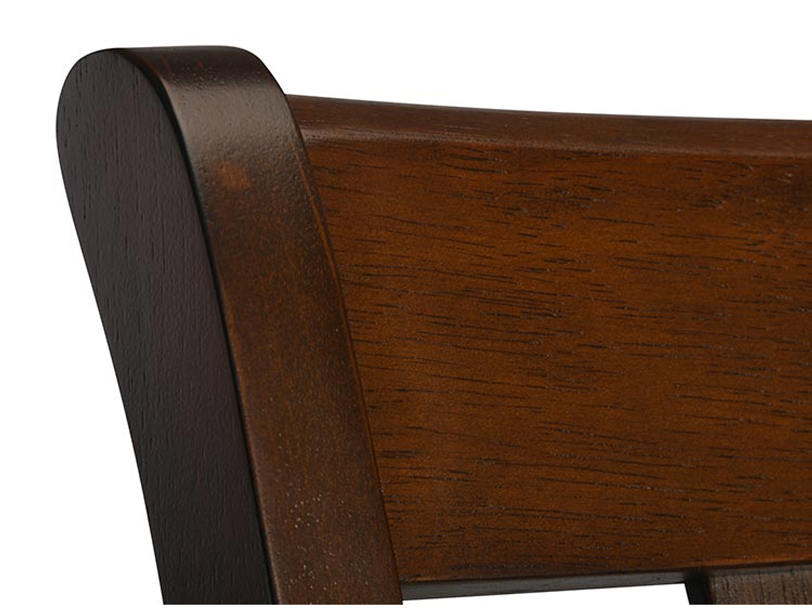 JUEGO DE COMEDOR CIC THOMAS 4 SILLAS 2 SITIALES CAFÉ 2