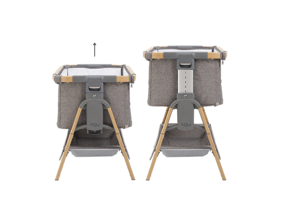 CUNA EVOLUTIVA COLECHO COZEE XL (PACK CUNA COLECHO + CUNA 60X120) | GRAFITO 3