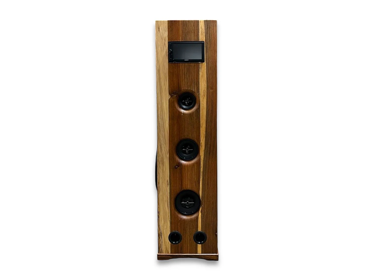 SISTEMA DE AUDIO EN MADERA NATIVA MODELO TORRE AROMO 1