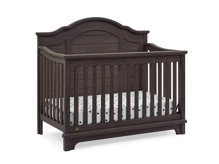 CUNA DE MADERA SOLIDA CONVERTIBLE 6 EN 1 ASHER GRIS 1