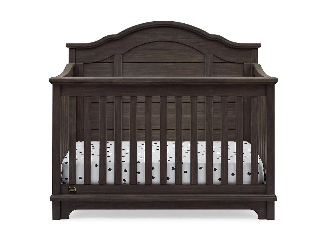 CUNA DE MADERA SOLIDA CONVERTIBLE 6 EN 1 ASHER GRIS 2