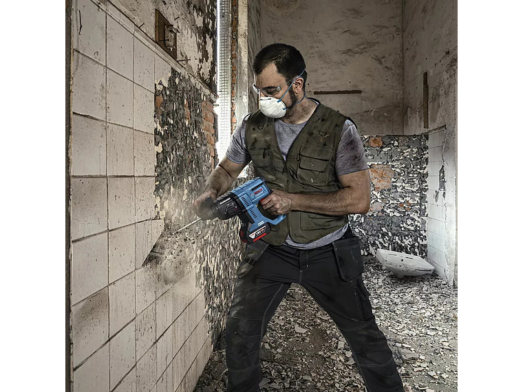 ROTOMARTILLO BOSCH GBH 180-LI SDS-PLUS, 18V+2 BAT.+CARGADOR 6